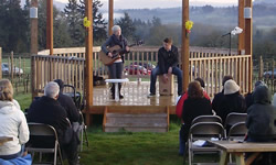 Easter Service in the vineyard